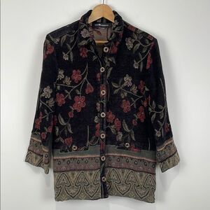 Sag Harbor Medium Floral Tapestry Blazer